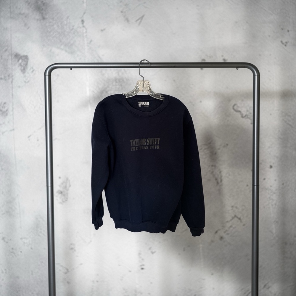 Taylor Swift  Navy blue Pullover Sweatshirt with Subtle Chest Logo